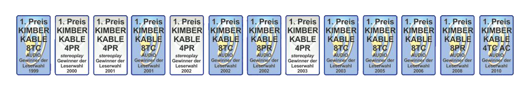 Kimber 1. Preis Lautsprecherkabel